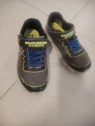 Skechers S-Lights kids sneakers, size approx. EU 33