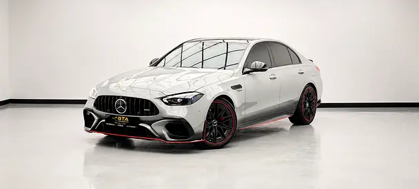 2024 Mercedes-Benz C63s AMG F1 Edition, Jan/2029 Mercedes Warranty + Service Contract, FSH, GCC