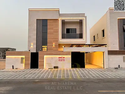 Luxury villa for sale in Al Bahia | 5 master bedrooms + spacious living room and majlis