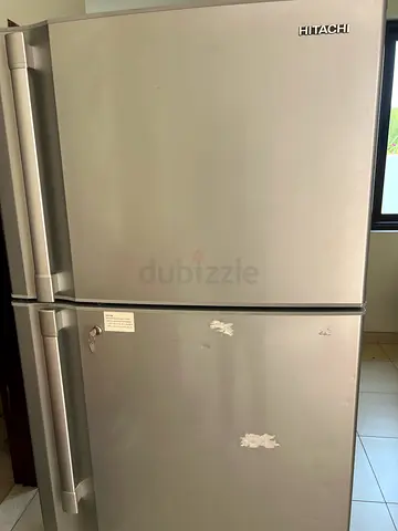 Hitachi Double Door Refrigerator Silver