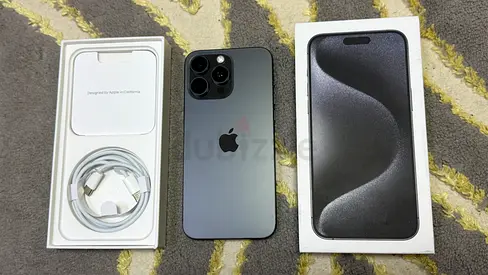 Iphone 15 promax 256gb black titanium