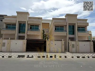 Villa in one of Ajman's most prestigious areas, on a main street, price includes central air conditioning.