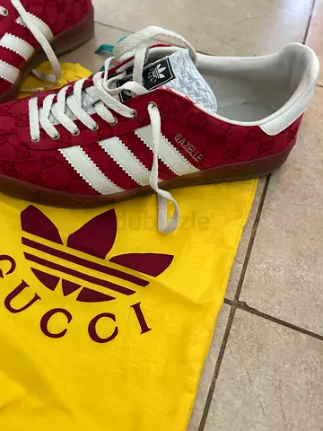 Adidas x Gucci Gazelle sneakers in red - used