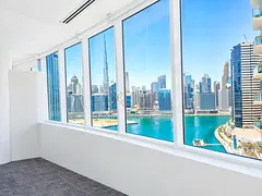 Fully Fitted Office |High Floor |Burj &amp; Canal View