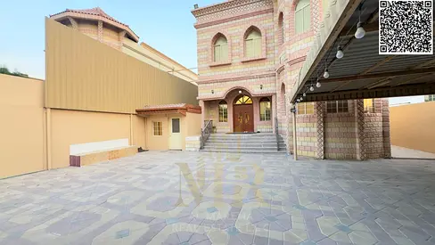 Luxury villa for sale in Rawda 3 | 5000 sq ft | 5 master bedrooms | Majlis and living room with bathrooms | Maid's room | Large equipped kitchen | Ful