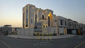 Luxury Classic Villa for Sale in Al Helio 2, Ajman | Full Stone Facade | Price Includes Registration