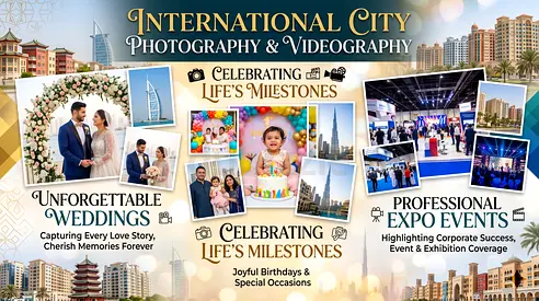 Professional Photographer Videographer in International City, Dubai | Affordable Commercial Me
