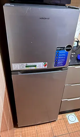 Krome double-door refrigerator - Brand new with warranty