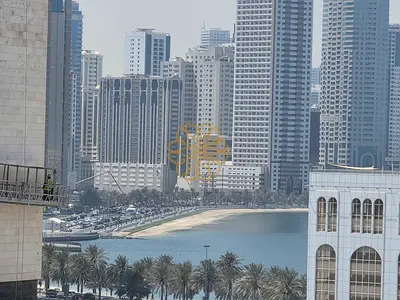 Seaview 2bhk With Balcony Gym Pool Parking Free With open view in Al Majaz 3 Area