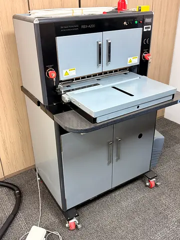 RBX-A200 Industrial Paper Cutter / Guillotine with Cabinet on Wheels