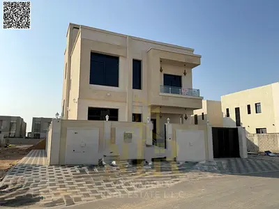 فيلا بسعر شامل رسوم تركيب المكيفات على الشارع الرئيسي جاهزة للسكن في أرقي مناطق عجمان تملك حر لجميع الجنسيات..