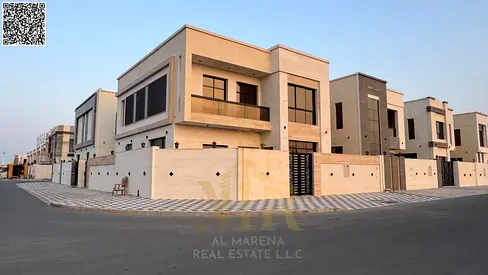 A villa with all registration and ownership fees included, on the main street, ready to move in, in the most prestigious areas of Ajman. Freehold owne