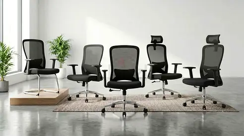 Sammy Ergonomic Office Chair Collection – Modern Mesh Chairs for UAE Offices