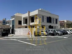 Freehold two-story villa with a corner roof, including water, electricity, and air conditioning. Pri