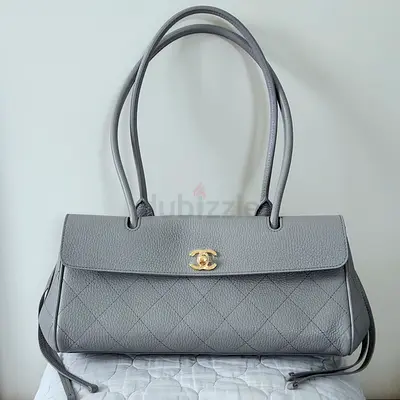 Chanel 26 Small Shopping Bag Urban Essential Grey GHW Brand New