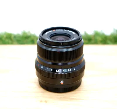 Fujifilm lens xf 23mm f2 weather resistant.