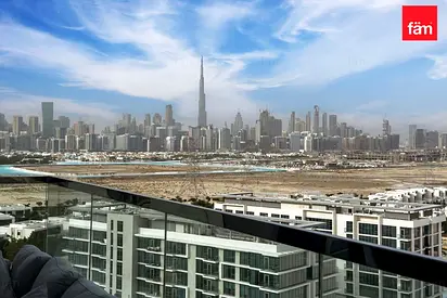 High floor | Lagoon and Dubai Skyline view