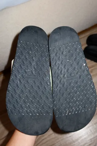 Pre-owned pair of casual slip-on shoes, good sole condition