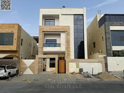 A villa with all electricity and water fees included, on the main street, ready to move in, in the most prestigious areas of Ajman. Freehold ownership