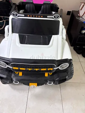 Used Kids Electric Ride-On Car - 2-Seater SUV Style, White