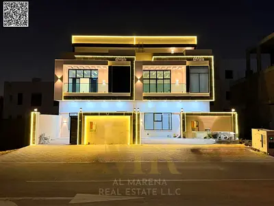 فيلا بسعر شامل رسوم التسجيل والتمليك على الشارع الرئيسي جاهزة للسكن بخصم خاص للكاش في أرقي مناطق عجمان تملك حر..