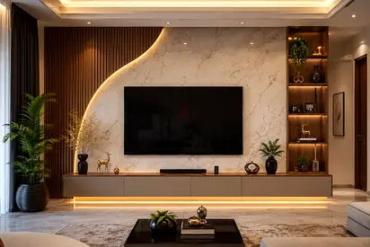 Luxury TV unit design