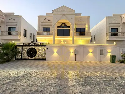 فيلا كلاسيك بمنطقه العامرة _عجمان | 5 غرف ماستر، مساحه الارض4300 قدم | بسعر شامل الكهرباء والمياه والمكيفات