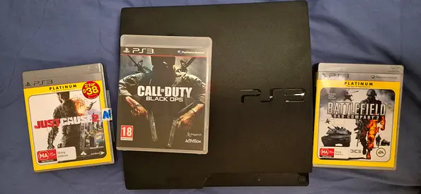 Sony PlayStation 3 Console with 3 Games