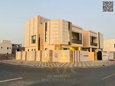 فيلا كورنر في الباهيه طابقين وروف 6 غرف مجلس وصاله بسعرمميز شامل رسوم التسجيل  في أرقي مناطق عجمان تملك حر لجميع الجنسيات