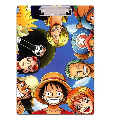 One Piece A4 Clip Writing Pad Straw Hat Pirates Limited Collectible Gift