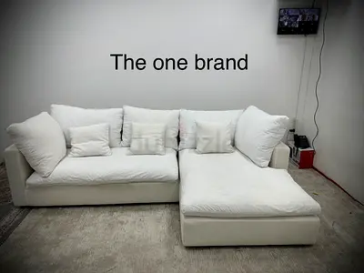 Great condition the one lshape sofa