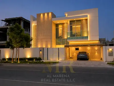 🏡 فيلا فاخرة للبيع في الزوراء – عجمان | موقع مميز جدًا | أرض 11,500 قدم² | بناء 7,500 قدم² | 5 غرف نوم ماستر | مسبح وحديقة خاصة | روف كبير | شامل الخ
