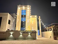 For sale, a luxurious, modern two-story villa, including registration and ownership fees, high-end f