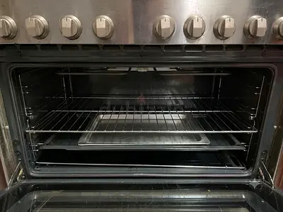 Used Built-in Gas Stove Oven with 6 Burners - Good Working Condition