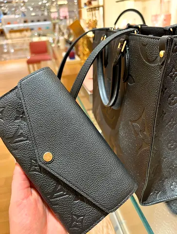 Original Black Louis Vuitton Monogram “Sarah Wallet “