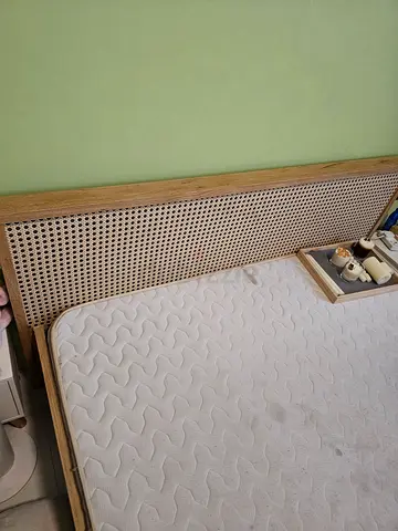 Bed and mattress- queen size