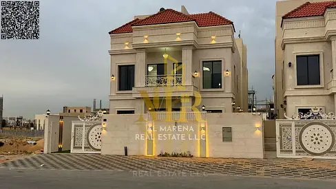 خصم خاص للكاش فيلا بسعر شامل رسوم التسجيل والتلميك على الشارع الرئيسي جاهزة للسكن في أرقي مناطق عجمان تملك حر لجميع الجنسيات بدون دفعة مقدمة. . فيلا ف