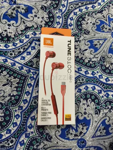 JBL Tune 310 USB-C In-Ear Headphones (Red) - New in Box