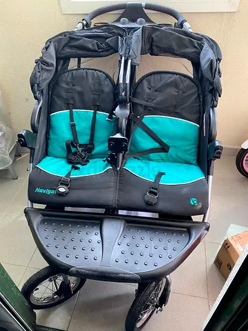 Twin jogging stroller - double stroller in good used condition