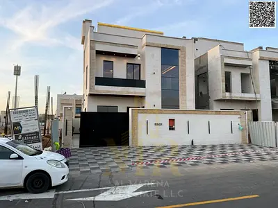 Own a villa with luxurious finishes in Al Zahia, Ajman | 5 master bedrooms | Price includes registration and ownership fees