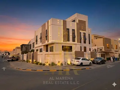 Two-story corner villa with a private pool and roof terrace. Spacious design, luxurious finishes, freehold ownership for all nationalities.