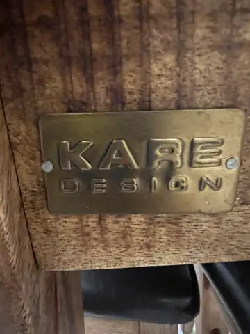 Solid Wood Dining Table by Kare Design - Rustic Finish (Used)