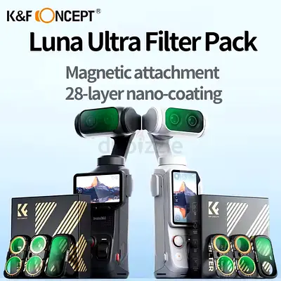 Insta360 Luna Ultra KF Concept Filters ND2-32, CPL, Black Diffusion 1/4