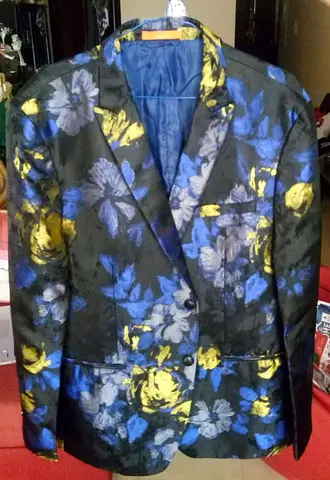 Macys Mens Designer Floral Blazer