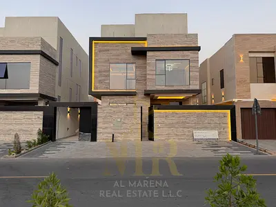 (Modern Elevator + Private Pool) For Sale: Luxurious modern villa, two floors plus a roof, including air conditioning, registration and ownership fees