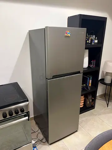 Silver Top-Freezer Fridge - Good Condition, Spacious