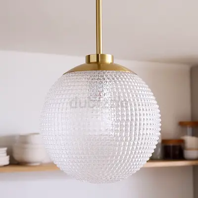 West Elm Edie Prismatic Ceiling Pendant x 2 (36cm)