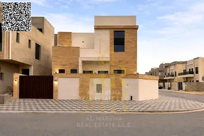 سكن واستثمار في آن واحد بسعر شامل الرسوم تملك فيلا فخمة زاوية شارعين في الباهية عجمان علي شارع محمد بن زايد في واحدة من أكثر المناطق السكنية هدوءًا ون
