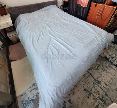 MOVING OUT SALE: Queen size Bedsheet - Light Blue