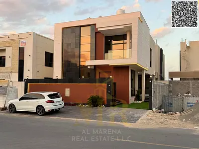 Luxury villa for sale in Al Bahia | Two floors + roof | 4 master bedrooms, price includes registration fees
